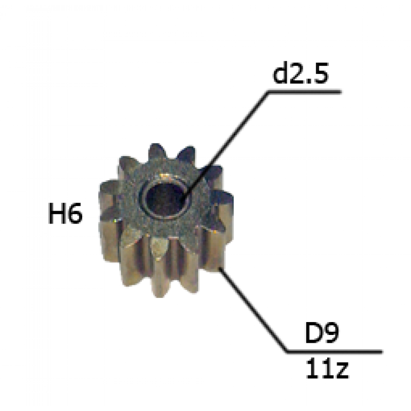 Шестерня для двигателя шуруповерта